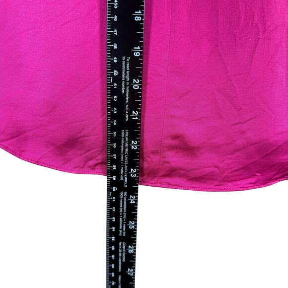 A.L.C. Fuchsia Silk Blend Halter Top Career Layering Date night | Women’s Size 2 - Picture 12 of 13